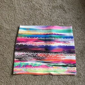 Aztec mini skirt
